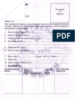 Admission Form