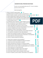 Diagnóstico Del Proceso de Estudio 1