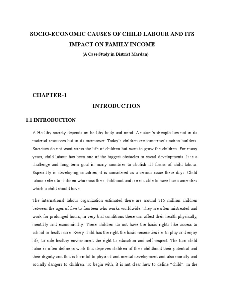 Child Labor | PDF | Child Labour | Labour Economics