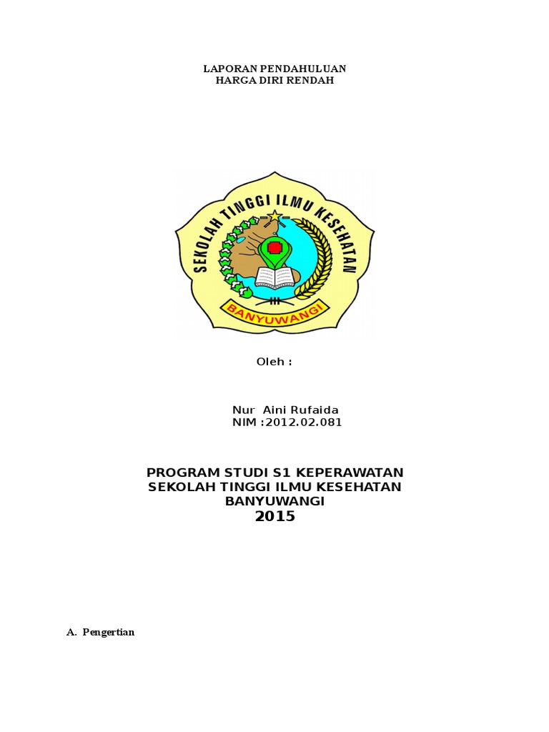 LP Dan SP Harga Diri Rendah LP Dan SP Harga Diri Rendah