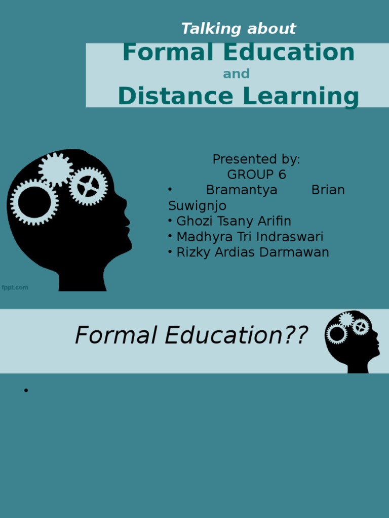 Formal Education & Distance Learning | PDF | Career & Growth