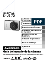 Manual de Camara Canon Ixus 70