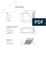 Areas y Volumenes de Solidos