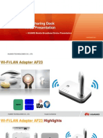 Huawei Af23 4g Modem Router Lte Sharing Dock Specifications and Applications