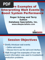 More Examples of Interpreting Wait Events To Boost System Performance