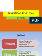Rancangan Penelitian PDF