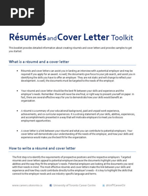 Cover Letter Stuff