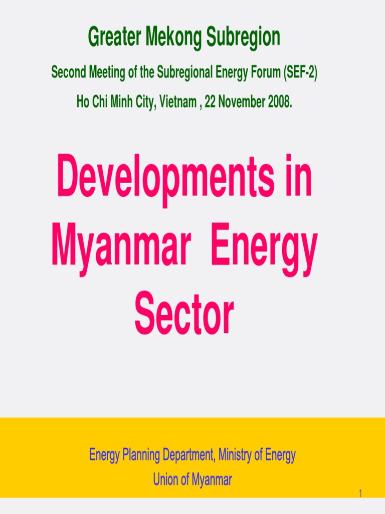 SEF2 Annex6.4 Myanmar Presentation | PDF