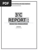 3'C Report:: University of Petrolium and Energy Studies