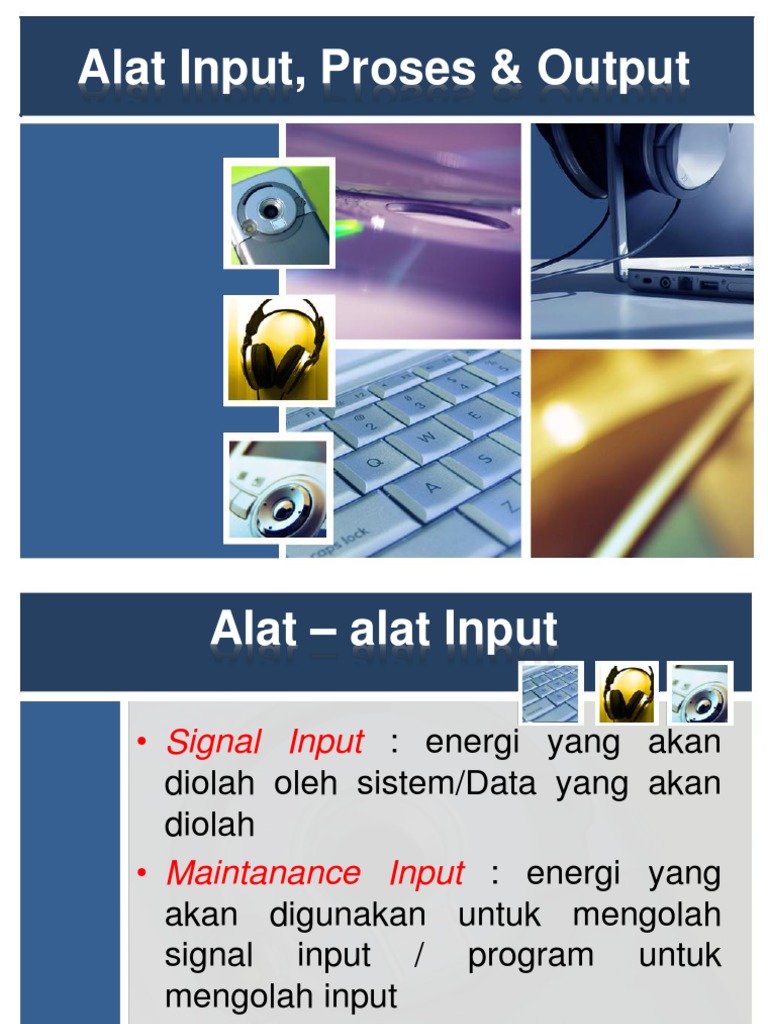 Alat Input, Proses, dan Output Komputer | PDF
