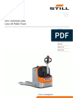 EXU Low Lift Pallet Truck & EXU Li-Ion Technical Specs