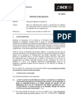 Consulta Osce - PLazo de Caducidad Arbitraje y G Arantia de FC