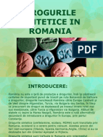 Drogurile Sintetice in Romania