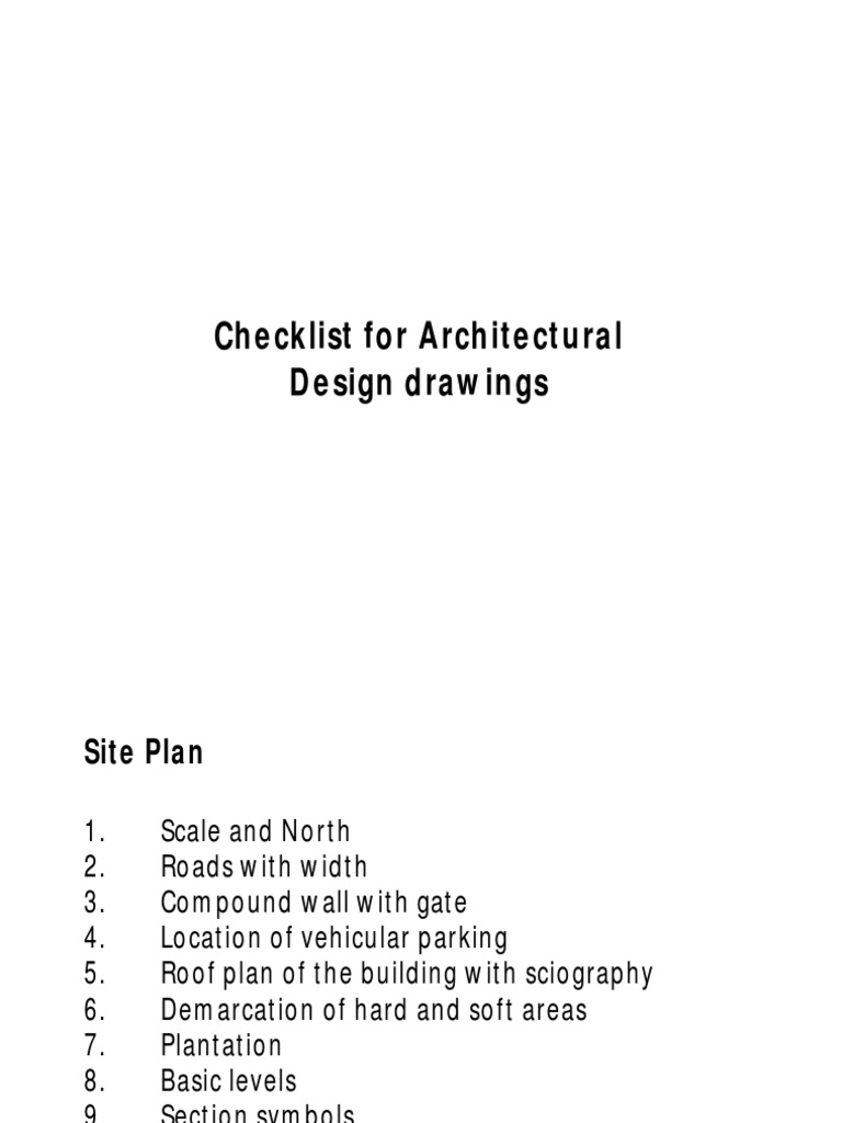 architecture case study checklist