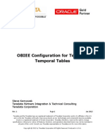 OBIEE Configuration for Teradata Temporal Tables