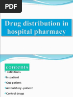 Drug Distribution in Hospital Pharmacy
