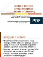 Guideline Pharmacology Anxiety DR Cecep, Solo, Januari 2011