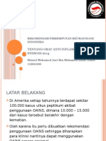 Rekomendasi Perhimpunan Reumatologi Indonesia