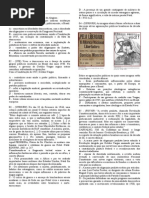 Atividade dirigida sobre a Era Vargas - 3ª série do Ensino Médio