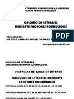 Calculo de Intereses Mediante Factores Acumulados PDF