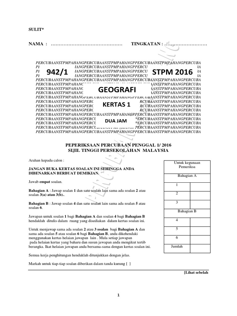 SOALAN PERCUBAAN PENGGAL 1 2016 - GEOGRAFI STPM.pdf