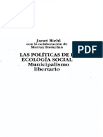 Las políticas de la ecología social. Municipalismo libertario