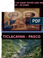 Patronal Feast of Saint Peter and Paul (28 - 29 JUNE)