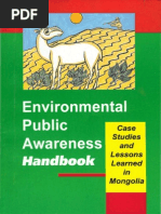Download Environmental Public Awareness Handbook Case Studies and Lessons Learned in Mongolia Part Three by David South SN28648889 doc pdf