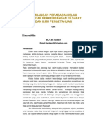 Sumbangan Peradaban Islam Terhadap an Filsafat Dan Ilmu Pengetahuan