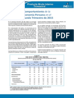 Informe Tecnico n0PBI TRIMESTRAL Pbi Trimestral 2015ii