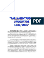 Parlamentarios Uruguayos 1830 - 2005