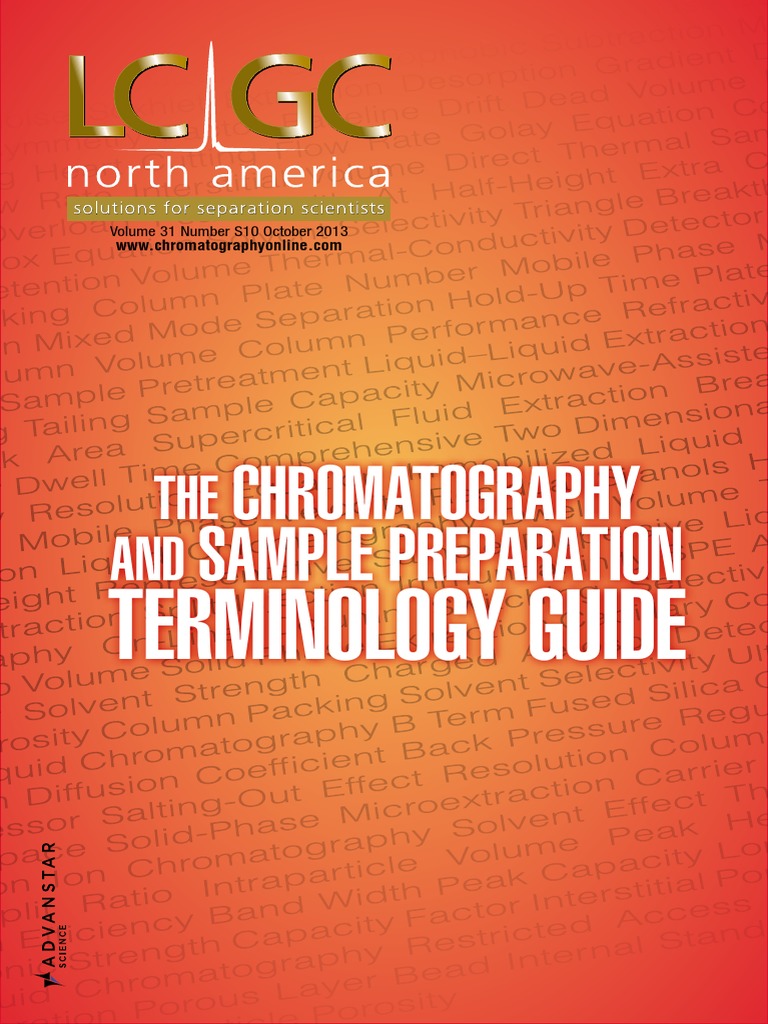 The Terminology Guide For Chromatographers PDF Chromatography