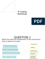IP Routing Workshop