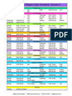 Flippers 20152016 Session 2 Schedule 2