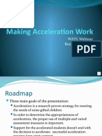 Making Acceleration Work Webinar