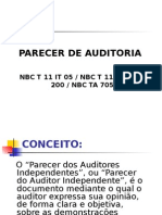 Tipos de Parecer Na Auditoria