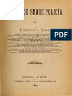 ROBUSTIANO VERA,Estudios Sobre Policia (Caps.1-2)