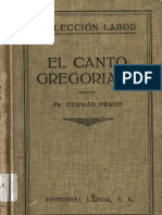 El Canto Gregoriano FR German Prado PDF