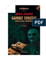 Boris Akunin - Gambit Turcesc PDF