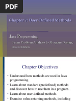 Chapter 7: User-Defined Methods