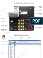 Lab Volt Trainer Allen Bradley Micologix 1200 Rslogix 500 Screen Foto