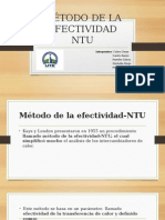 Método de La Efectividad Ntu