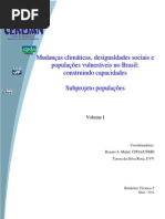 Mud Climaticas, Desigualdades Soci e Pop Vulneraveis No Brasil Construindo Capac Subprojeto Popul (Vol I)