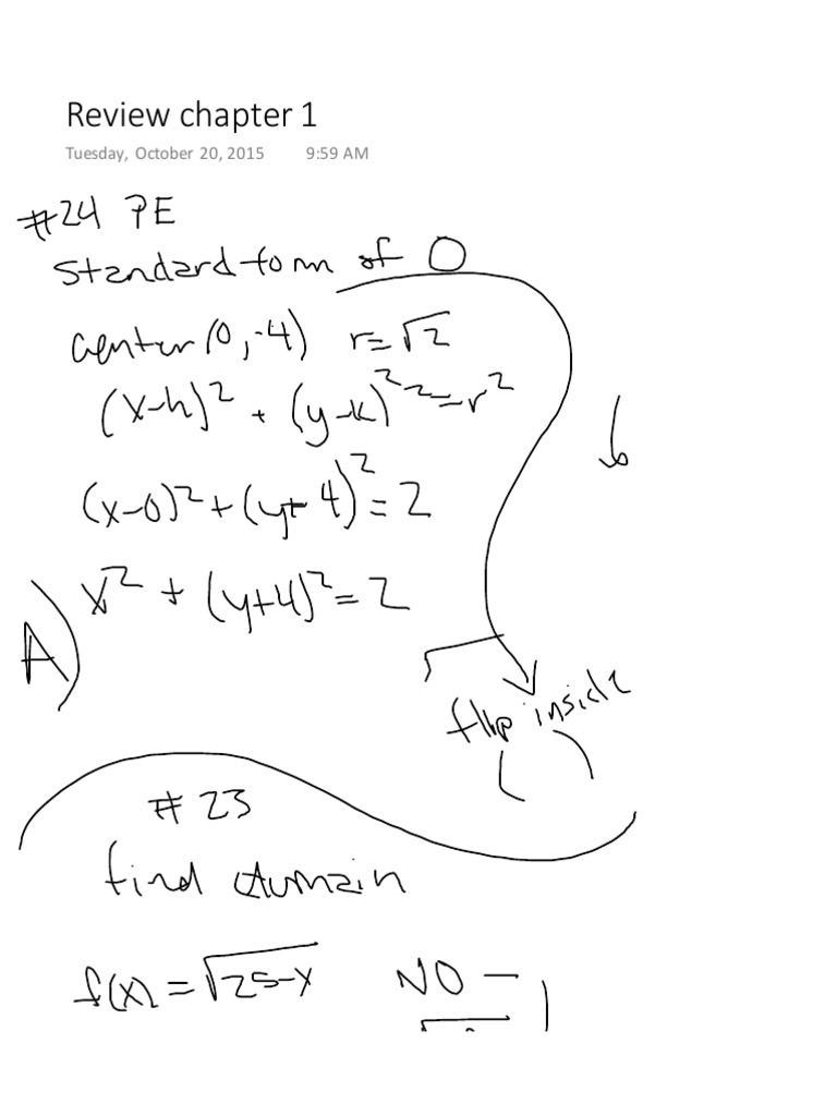 Review Chapter 1 | PDF