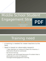 Middle School Student Engagement Strategies