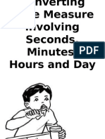 Converting Time Measure Involving Seconds,
