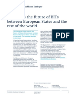 EU Reveals The Future of BITs Between European States and The Rest of The World