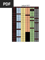 Contoh Jadual Kerja