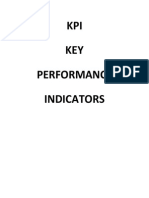 KPI KEY Performance Indicators