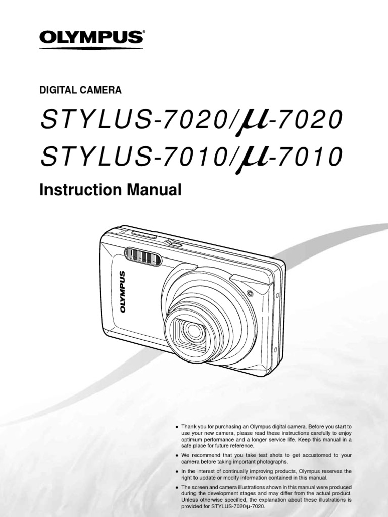 Olympus Manual Battery Charger Menu